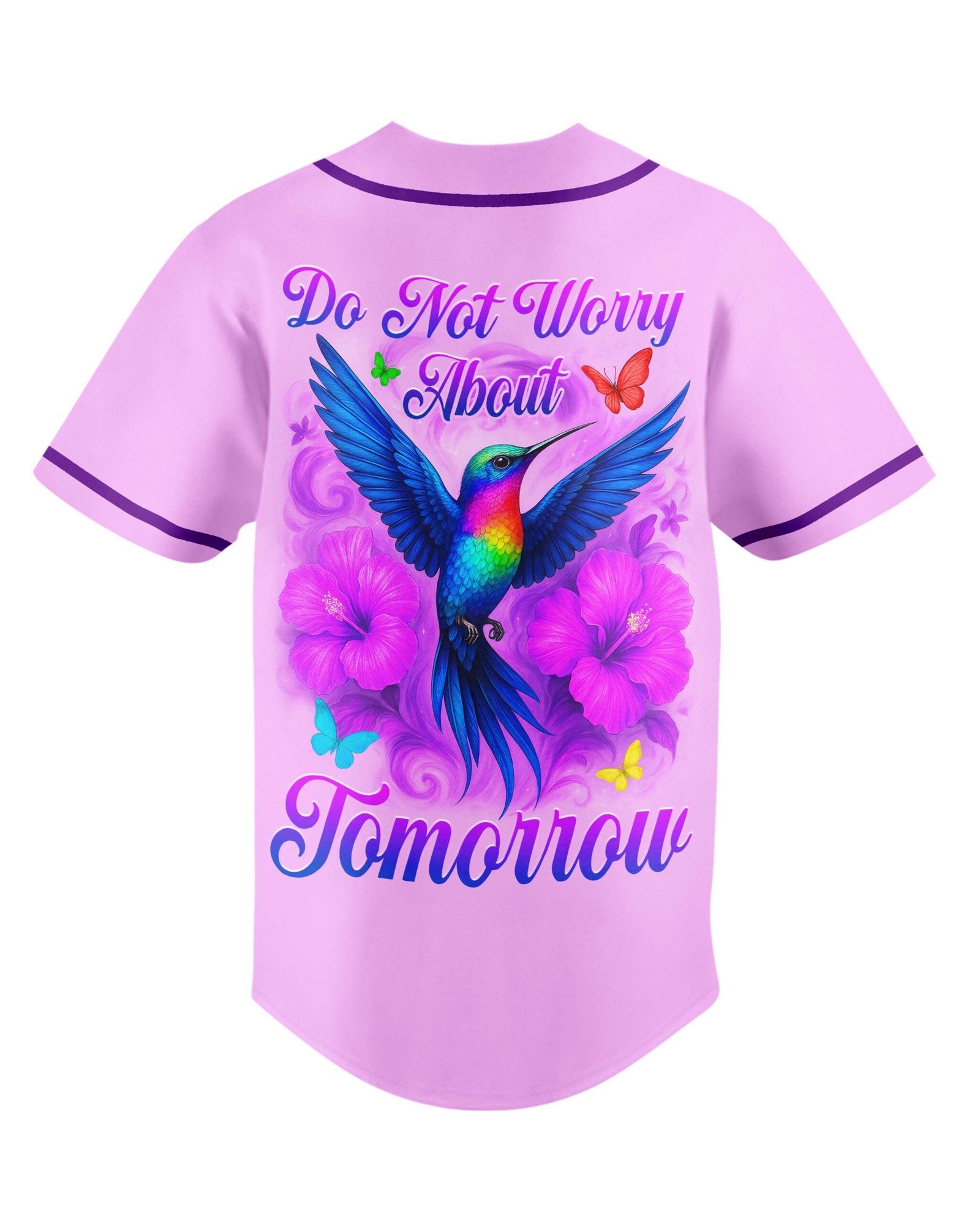 Do not Worry About Tomorrow All Over Print Jersey - Image 6