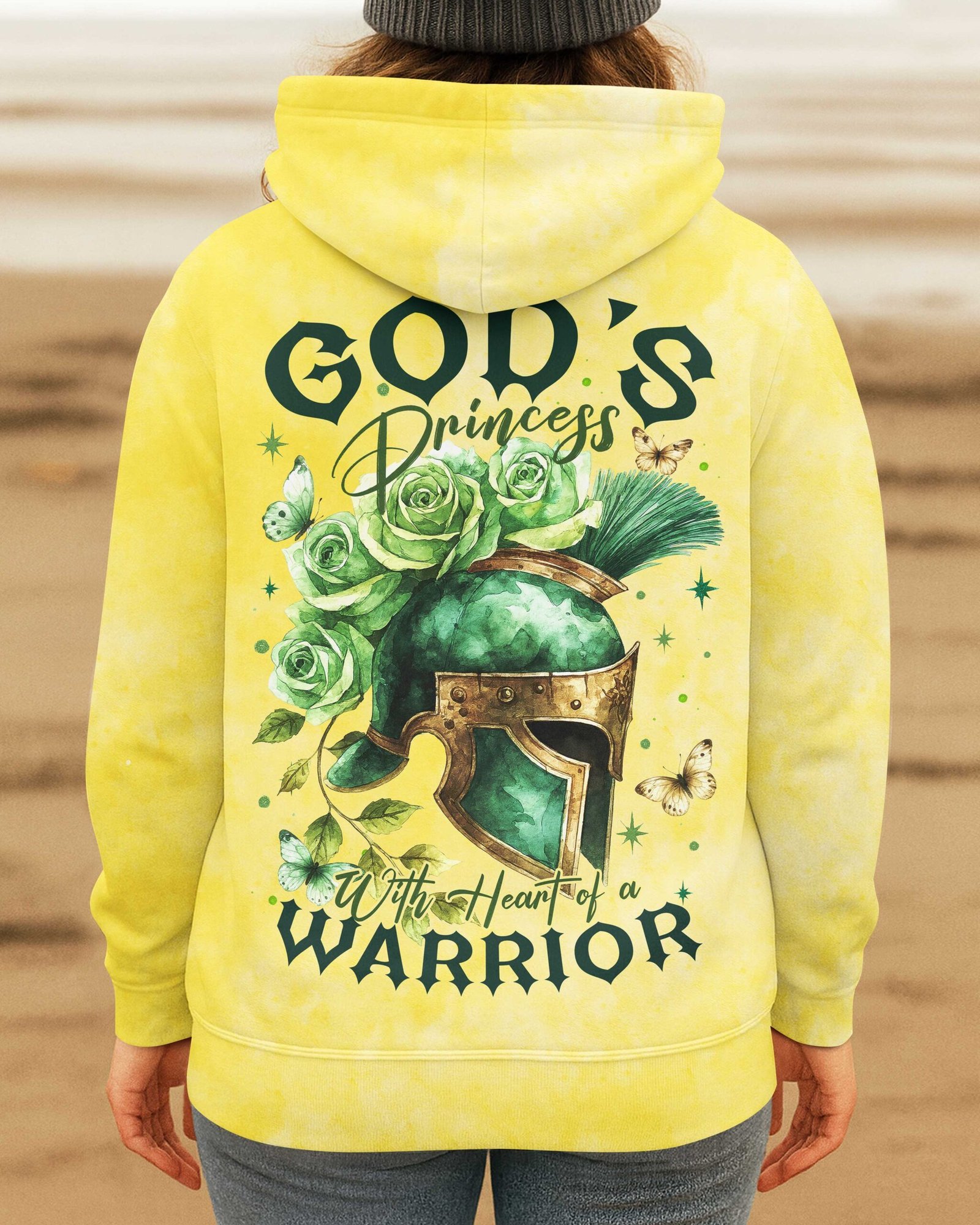 God's Princess All Over Print Hoodie - Image 3