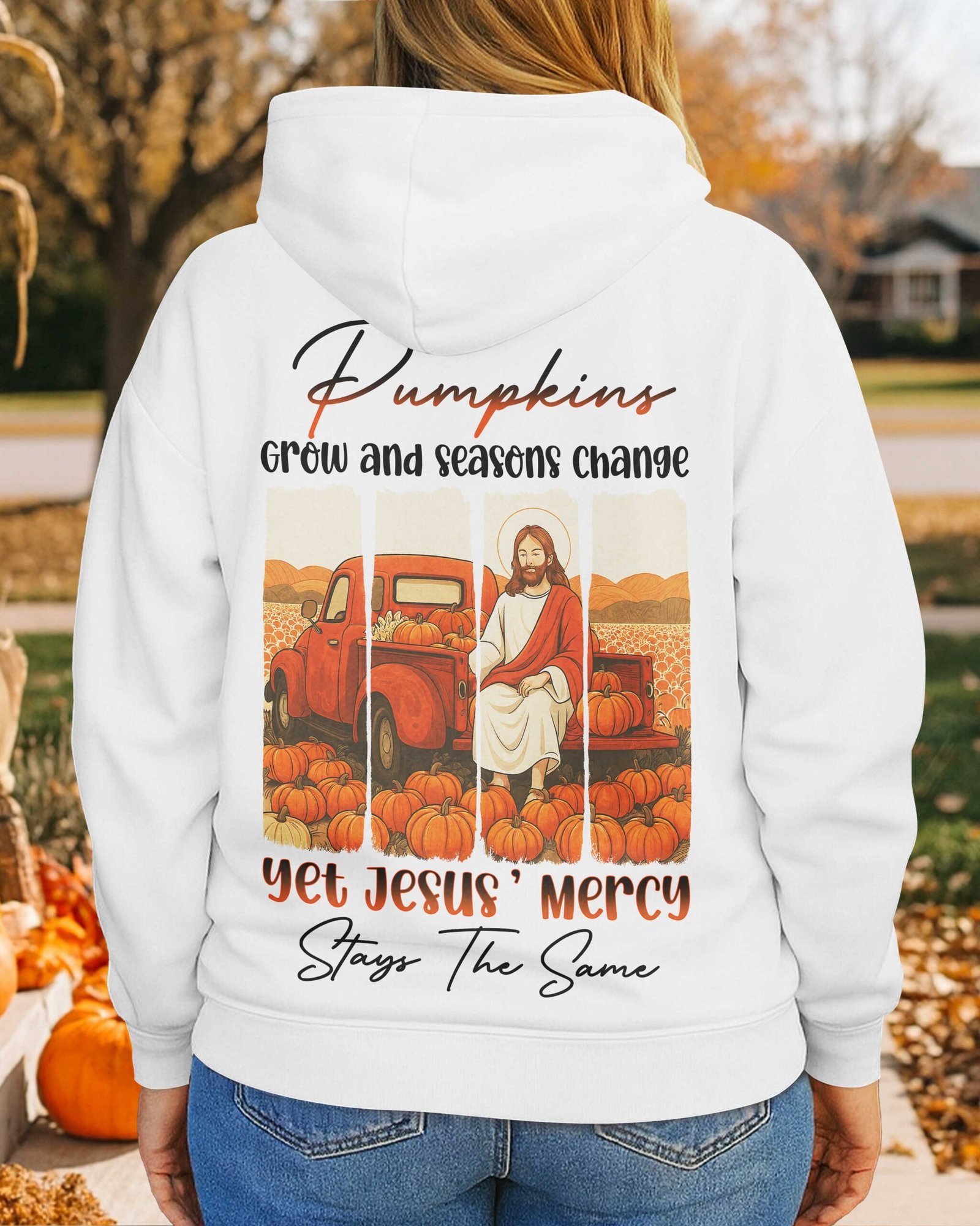Pumpkins Grow Zip Hoodie - Image 8