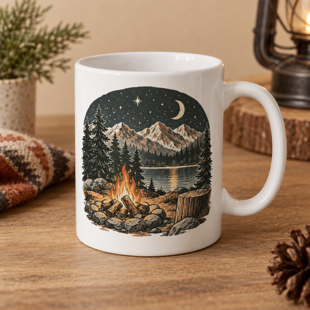 Campfire Coffee Mug