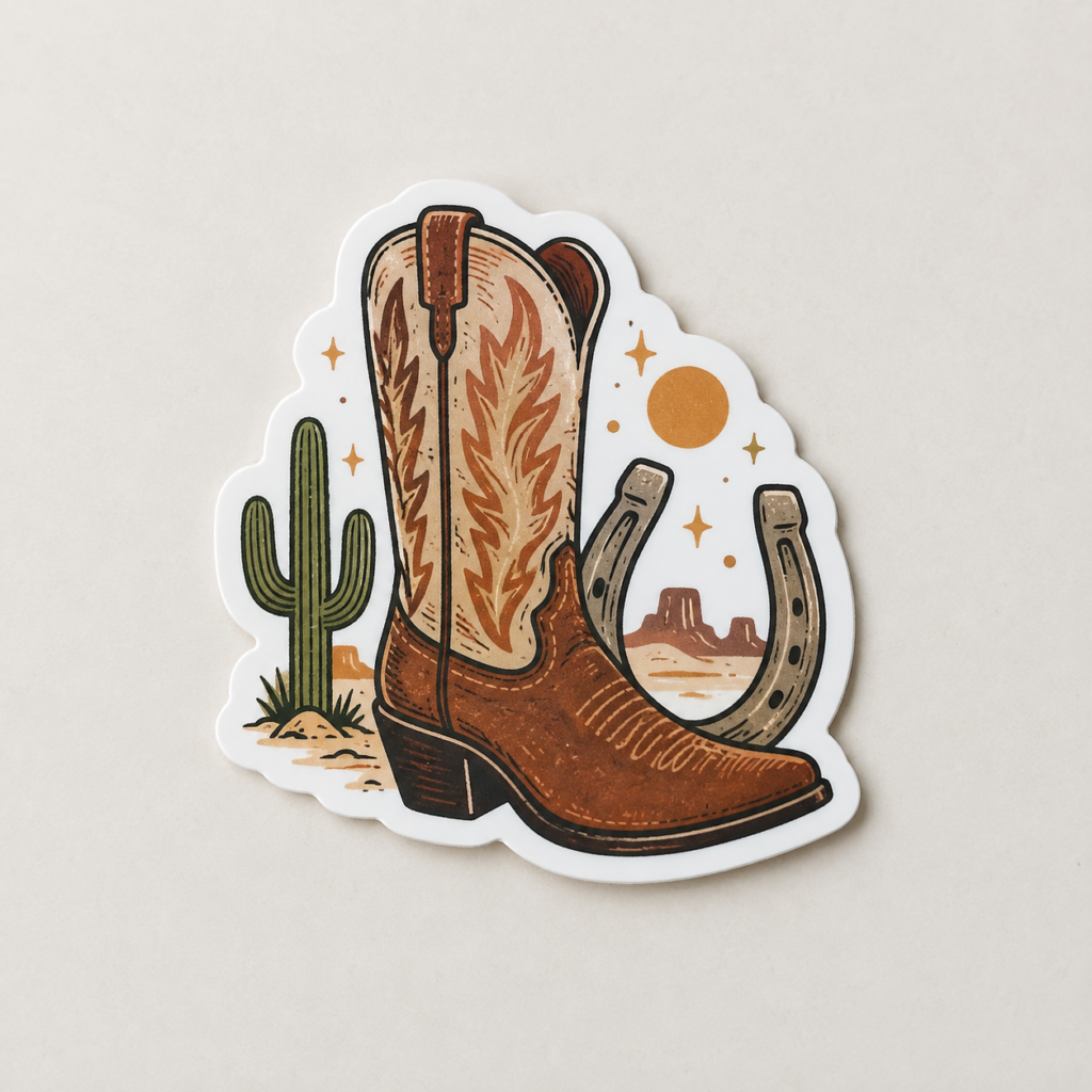 Howdy Sticker
